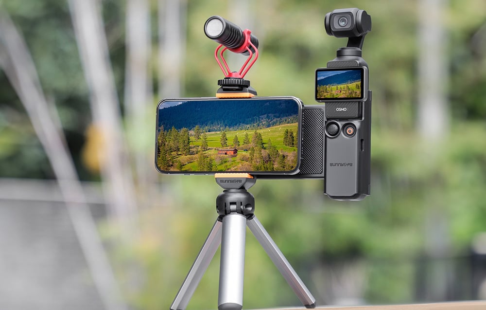Sunnylife DJI telefontartó adapter tárolóval DJI Osmo Pocket 3-hoz-4
