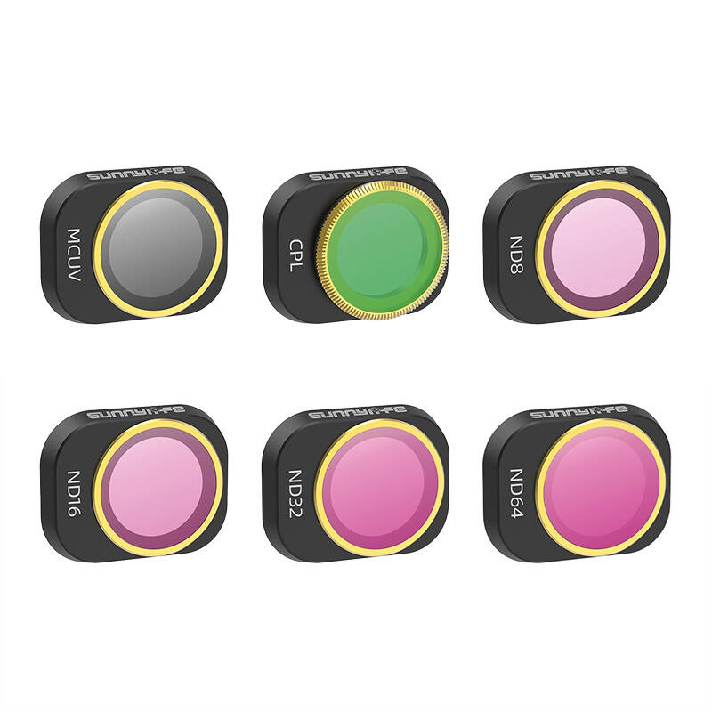Sunnylife MCUV, CPL, ND8, ND16, ND32, ND64 szűrők DJI Mini 4 Pro drónhoz-0