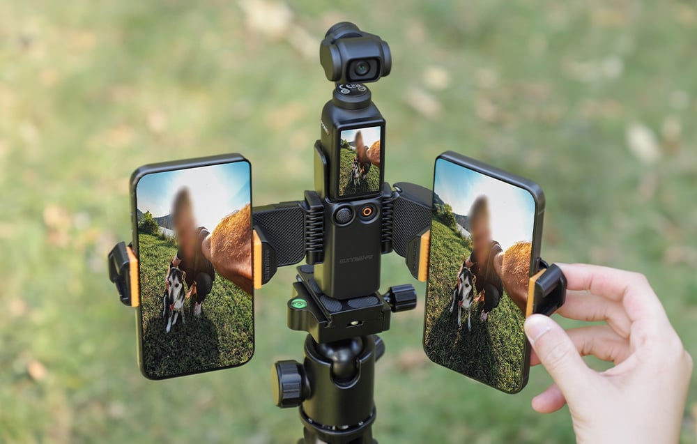 Sunnylife DJI dupla telefontartó adapter DJI Osmo Pocket 3-hoz-4