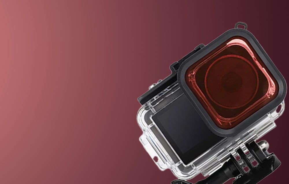 Sunnylife búvárszűrő DJI Osmo Action 4/3 akciókamerákhoz (rózsaszín)-1