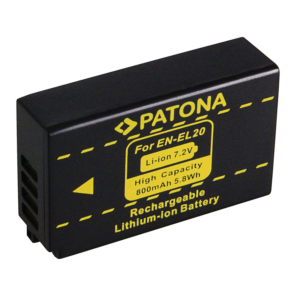 PATONA Nikon 1J1 EN-EL20 1 J-1 J1 ENEL20 akkumulátor-1