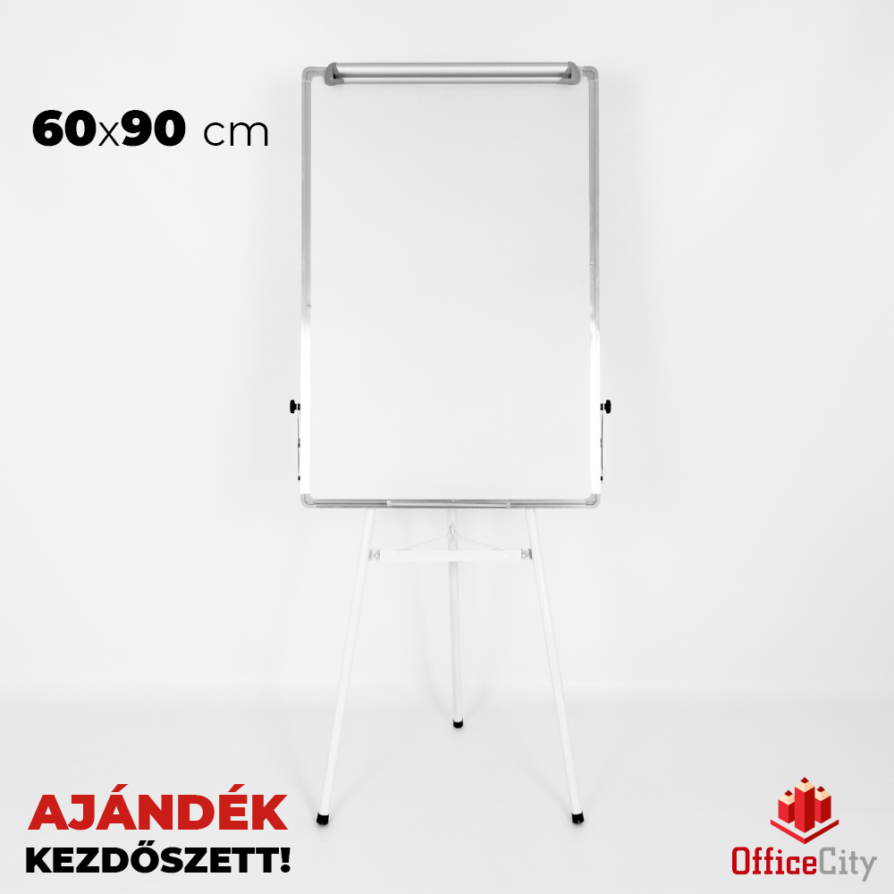 OfficeCity mágneses flipchart tábla 60x90 cm (K2-6090) (ST-124)-1