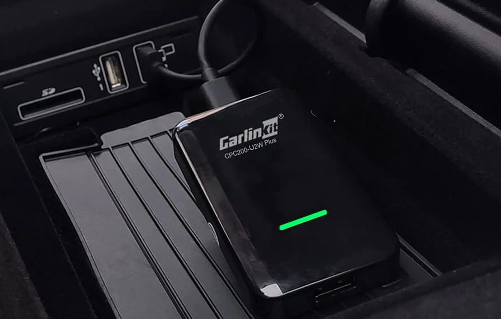 CarlinKit U2W vezeték nélküli adapter Apple CarPlay (fekete)-4
