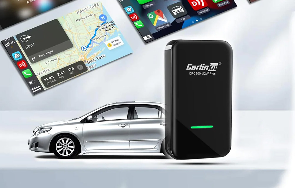 CarlinKit U2W vezeték nélküli adapter Apple CarPlay (fekete)-5