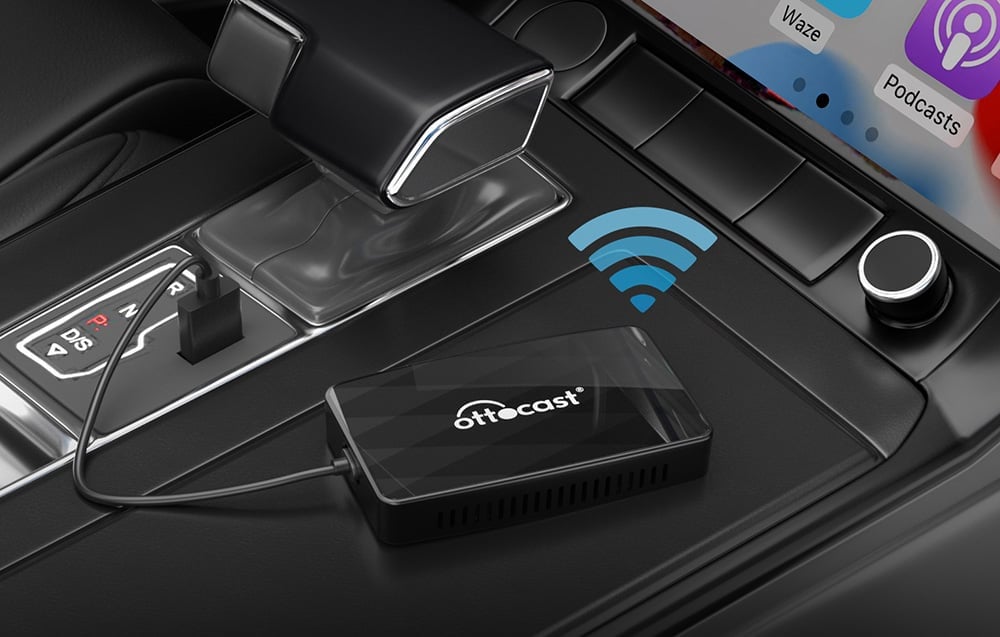Ottocast CA360 3 az 1-ben adapter Carplay/Andorid (fekete)-3
