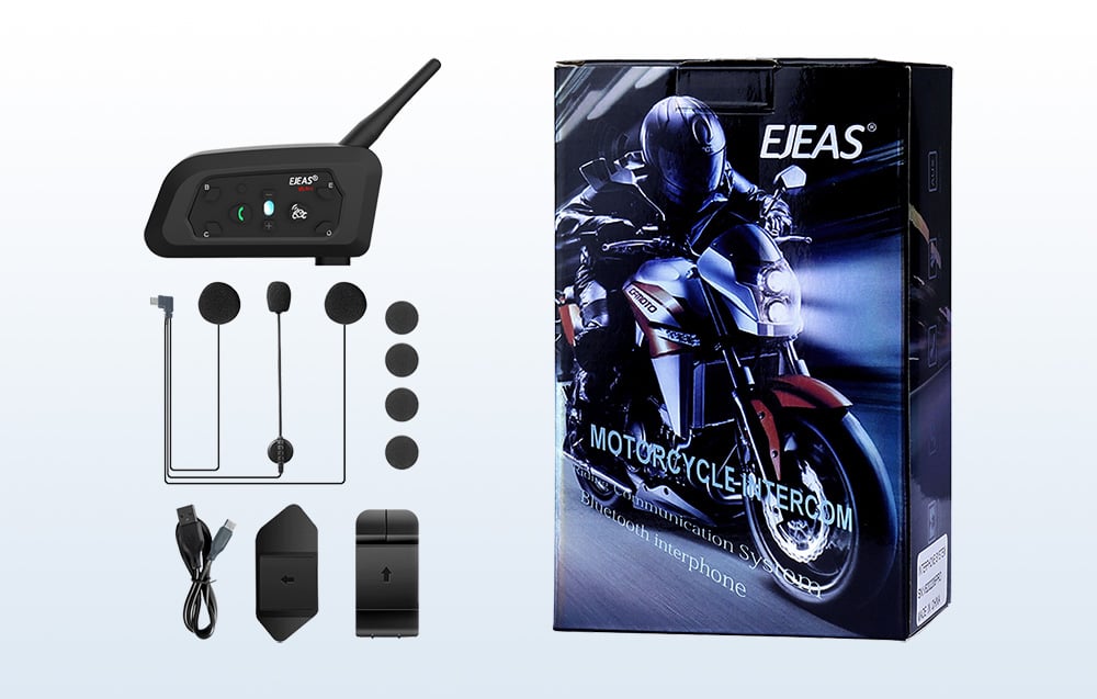 EJEAS V6PRO+ motoros kommunikációs rendszer-5