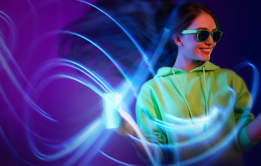 Neewer TL96RGB mágneses RGB LED lámpa, videólámpa 2500-8500K-3