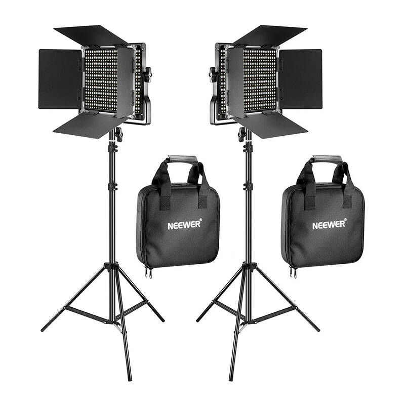 Neewer 660 Bi Color LED videólámpa szett 40W 3200-5600K-0