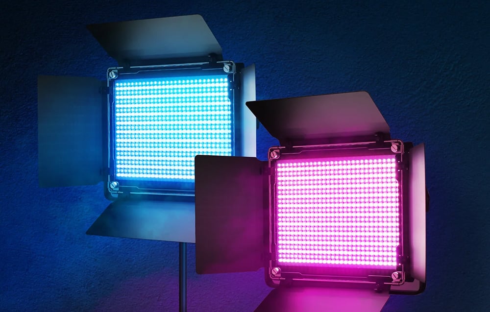 Neewer 660 PRO RGB LED videólámpa szett 50W 3200-5600K-4
