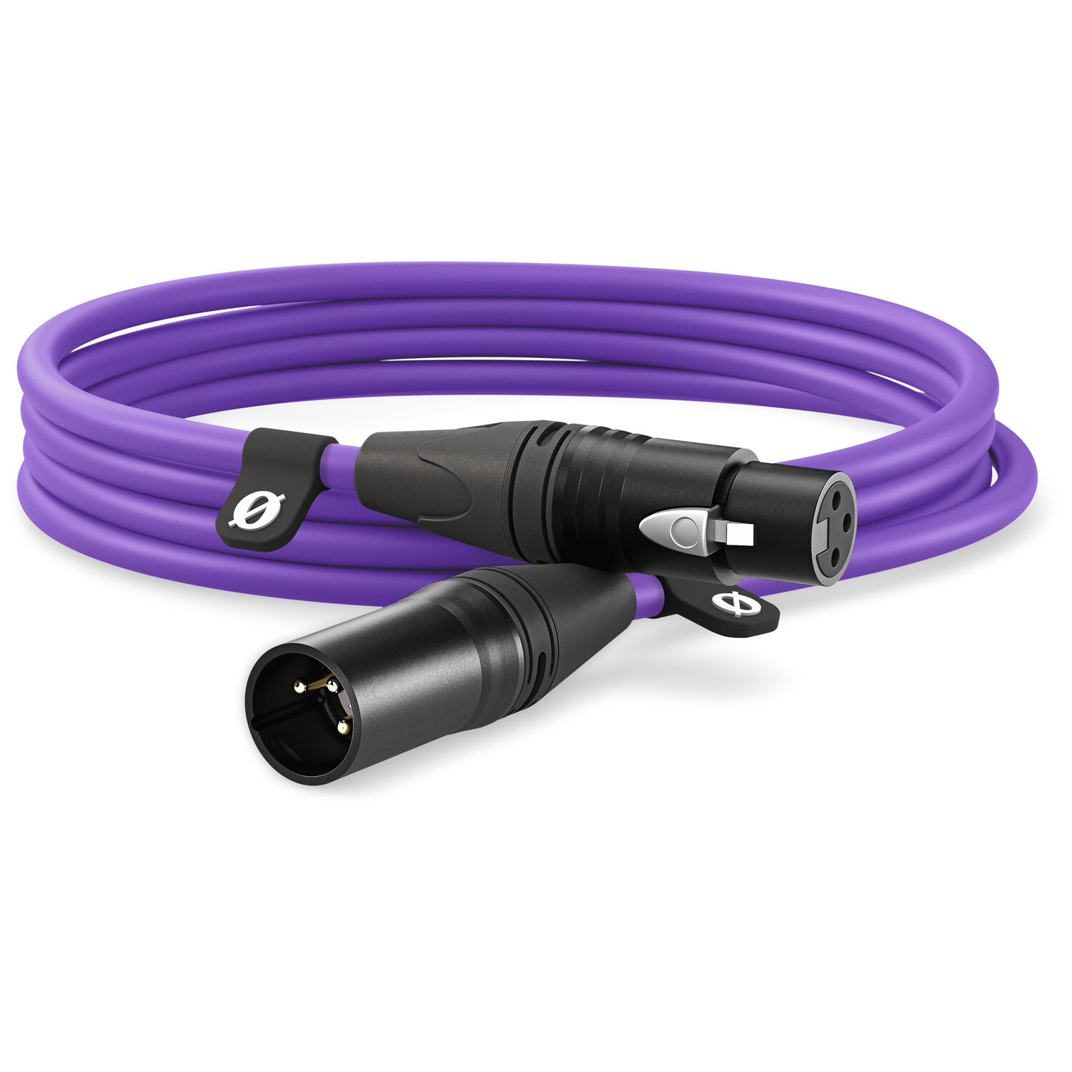 RODE XLR3M XLR mikrofonkábel, 3m, lila-0