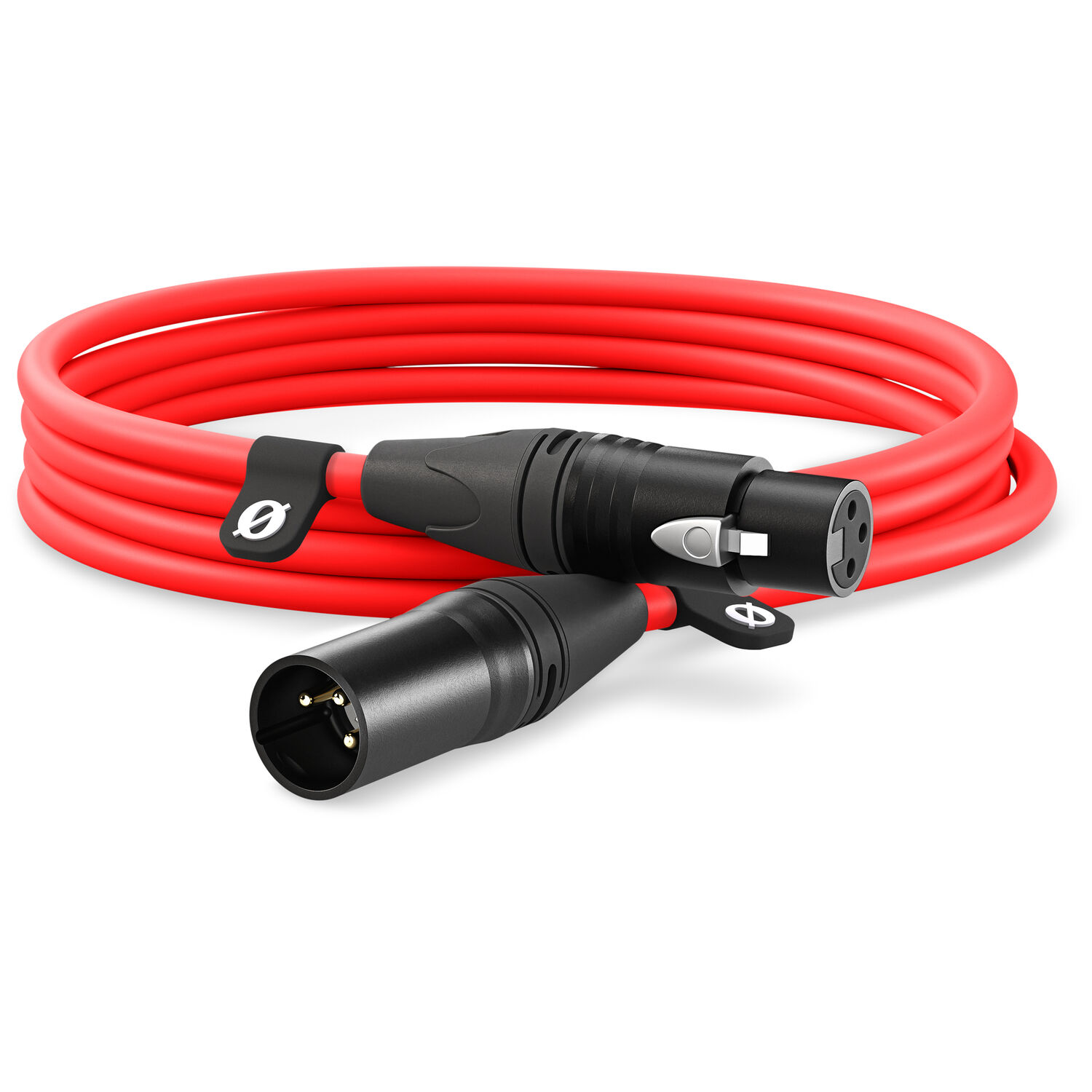 RODE XLR3M XLR mikrofonkábel, 3m, piros-0