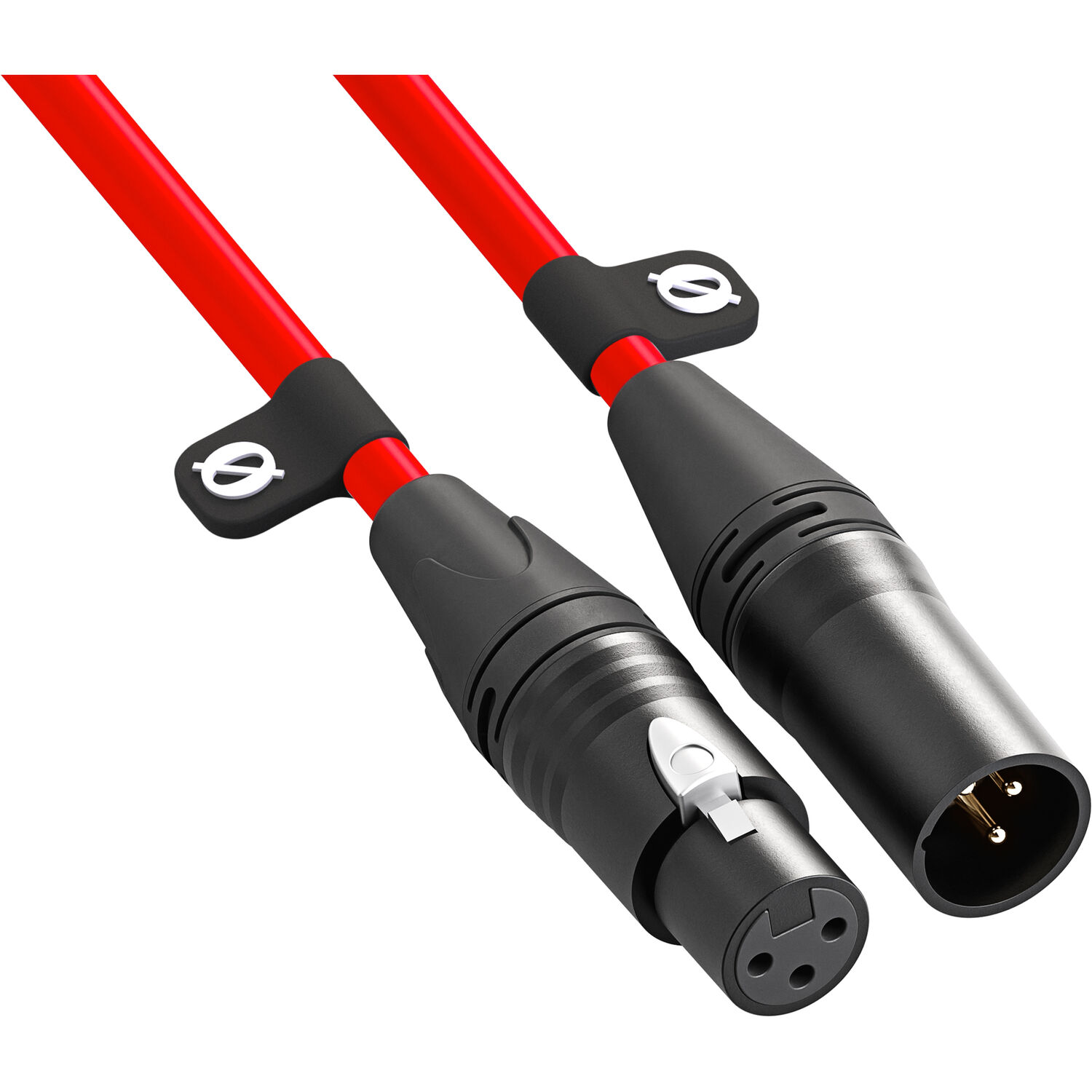 RODE XLR3M XLR mikrofonkábel, 3m, piros-1