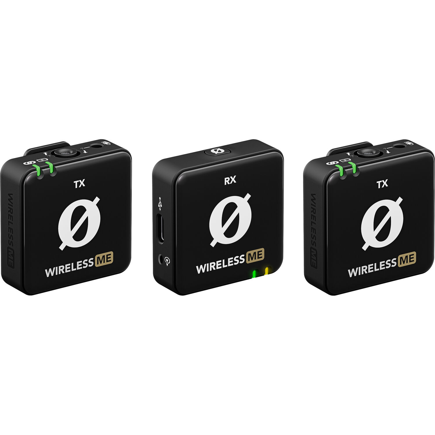 RODE Wireless ME Dual ultra kompakt digitális vezeték nélküli mikrofon rendszer két adóval, adókba és vevőbe épített mikrofonnal-0