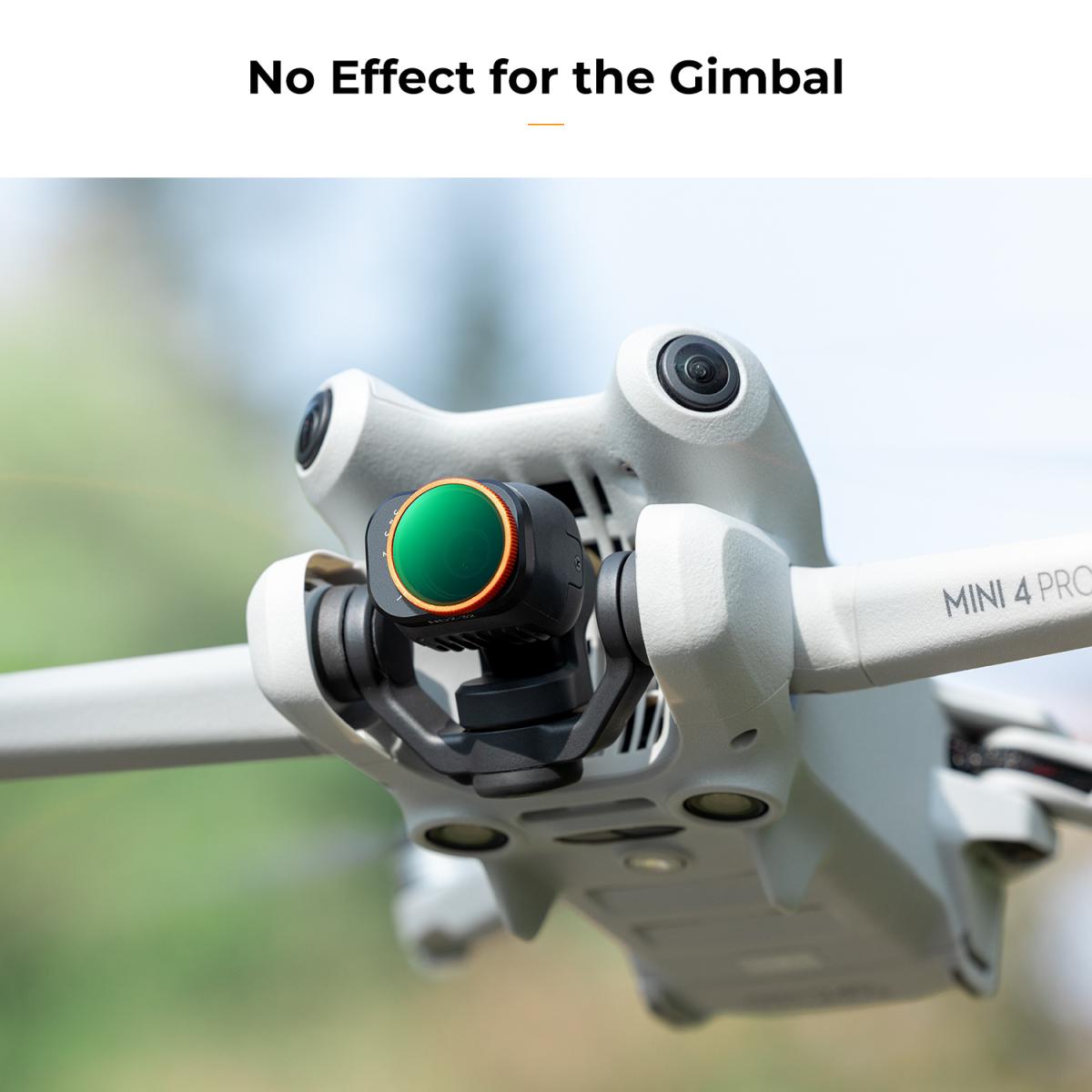 KF Concept variálható ND2-32 (1-5 Stops) szűrő DJI Mini 4 Pro drónhoz (KF01.2499)-6