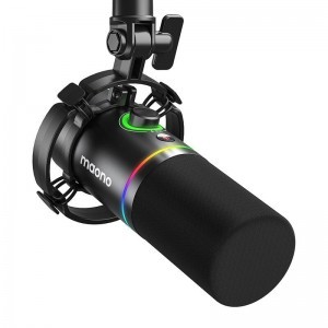 Maono PD200x dinamikus gaming, gamer mikrofon RGB világítással (fekete)