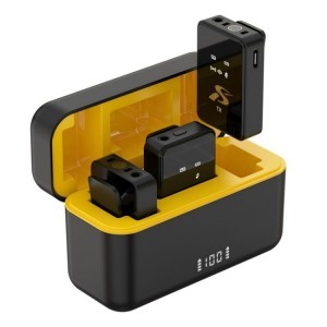 SX12 Lavalier Clip-On vezeték nélküli mikrofon (2 adó + 1 vevő)