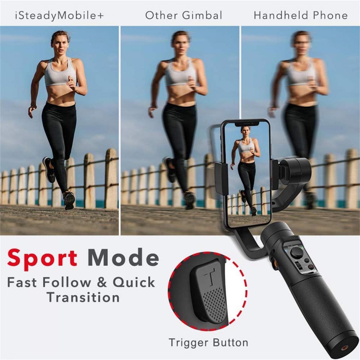 Hohem iSteady Mobile+ Plus mobiltelefon stabilizátor (GW46.0014)-10