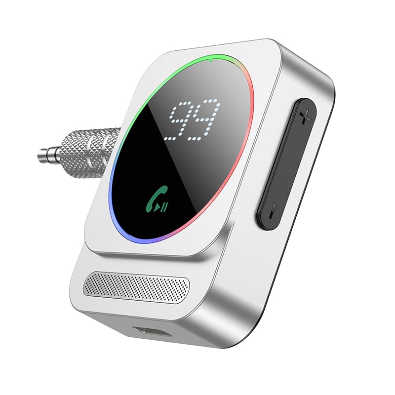 Borofone AUX BC52 Audio adapter Bluetooth vevő ezüst-0