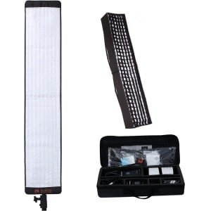 Falcon Eyes RX-29TDX feltekerhető, hordozható LED videólámpa, világítás 100W 3000-5600K + softbox méhsejtráccsal
