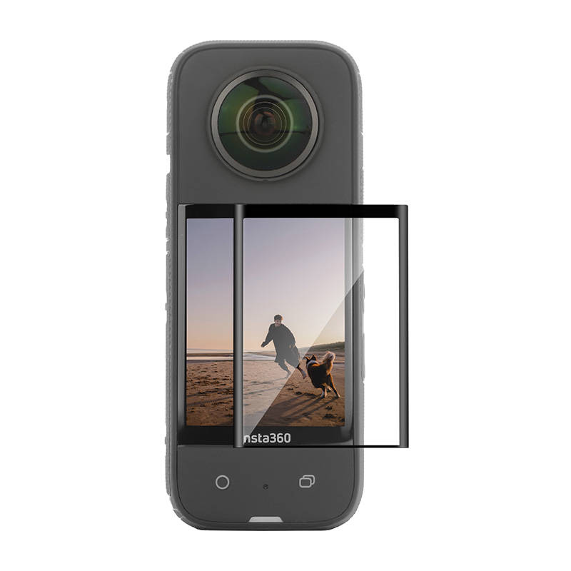 Sunnylife ívelt kijelzővédő fólia Insta360 X3-hoz-0