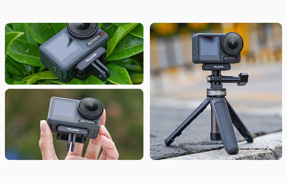 TELESIN mágneses tartó adapter DJI Action 4/3 kamerákhoz (OA-TPM-T04)-3