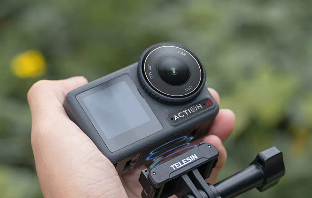TELESIN mágneses tartó adapter DJI Action 4/3 kamerákhoz (OA-TPM-T04)-4