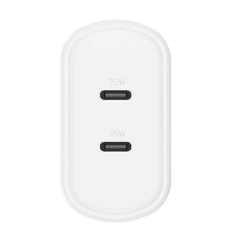 Cygnett hálózati töltő adapter 2x USB-C PD 35W (fehér)-3