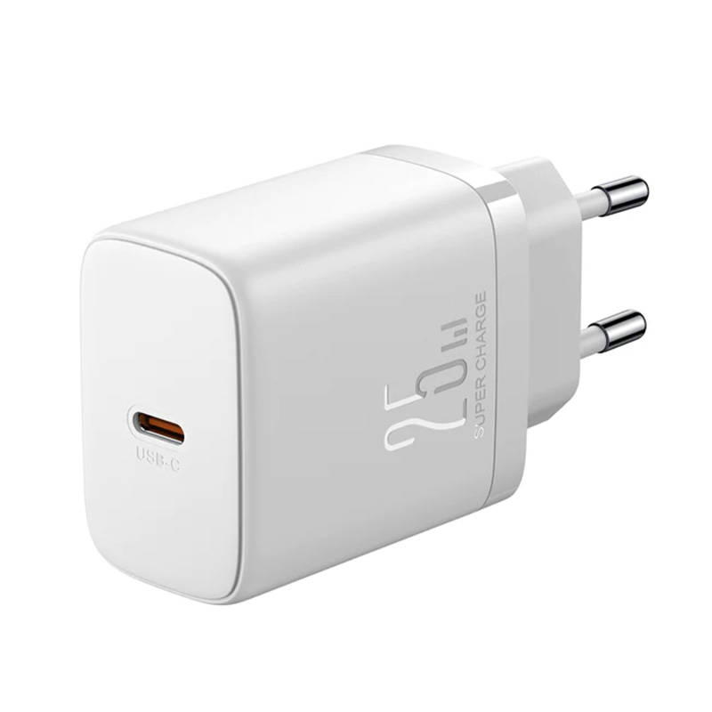  Joyroom JR-TCF11 hálózati töltő adapter USB-C 25W + USB-C - USB-C kábel 1m fehér-3