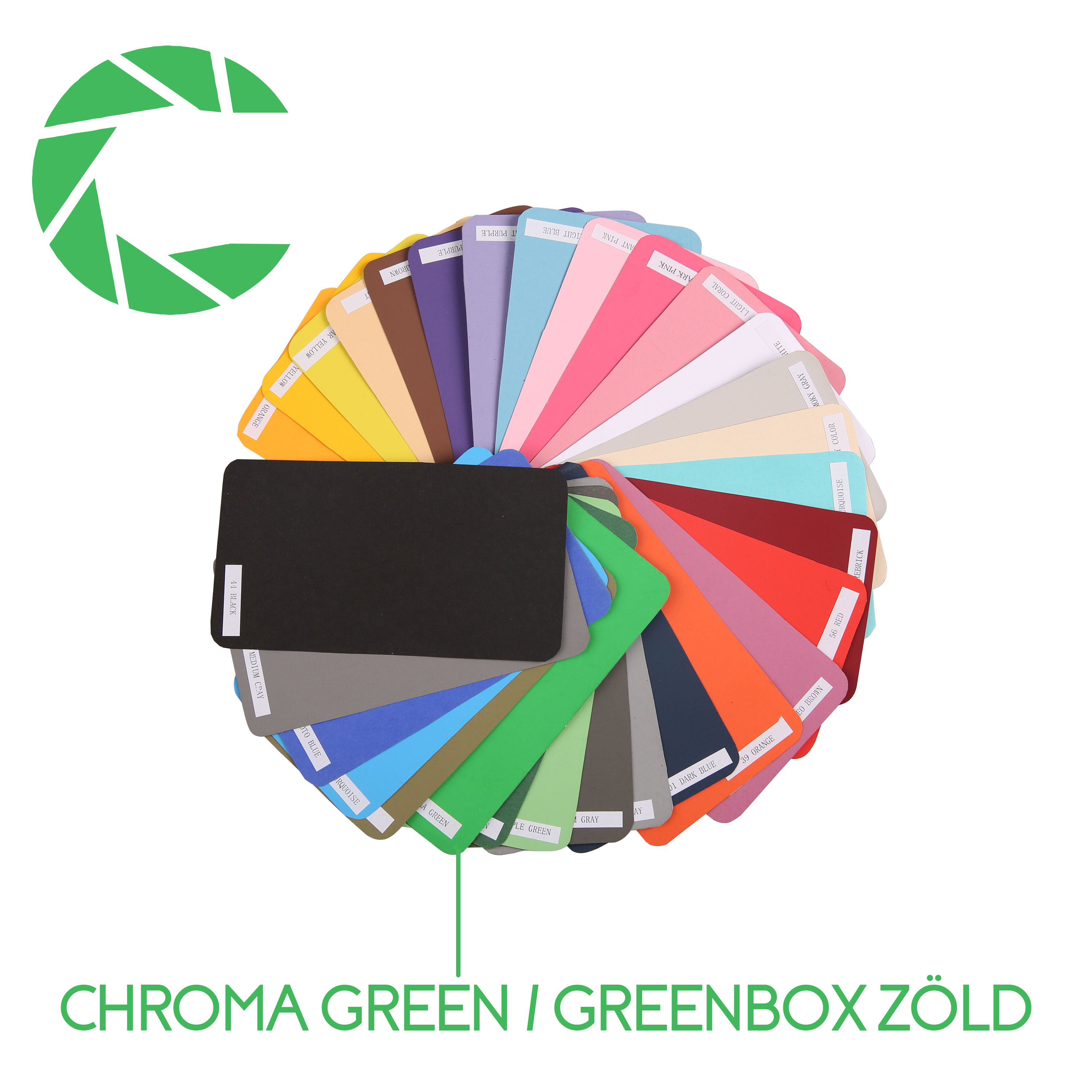 Visico papírháttér Chroma Green Greenbox Zöld 2.72x10 méter-1