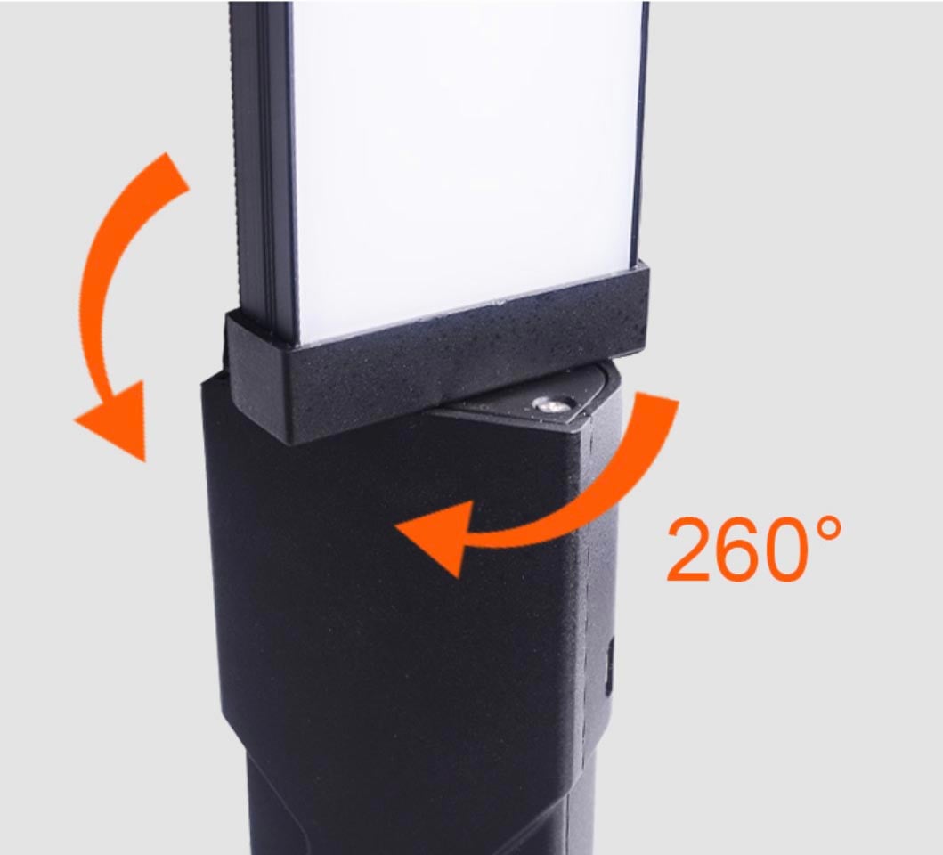 RGB LED lámpa, fénycső beépített akkumulátorral, távirányítóval NL-4