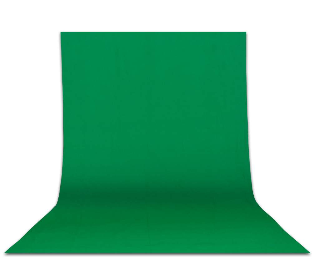 Chroma green Zöld háttér 6x3 méter 140g pamut-0