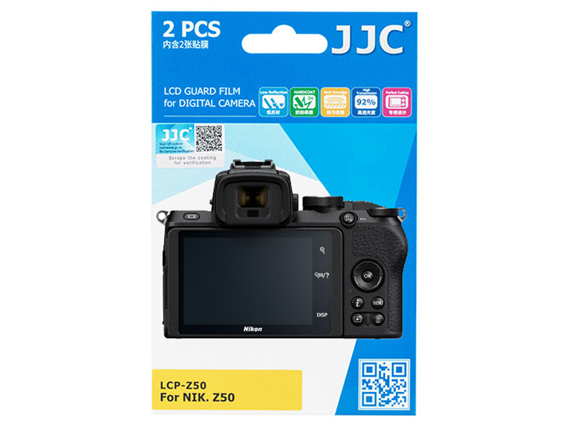 JJC LCP-Z50 kijelző védő fólia Nikon Z50 fényképezőgéphez-0