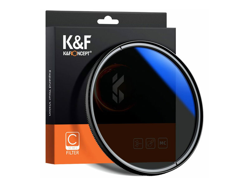 K&F Concept 58mm Classic Series Blue-Coated HMC CPL szűrő-0