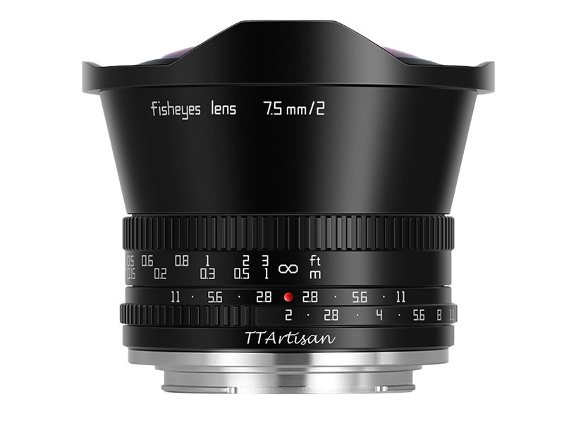 TTartisan 7,5mm f2 Fekete (Mikro 4/3) objektív-0