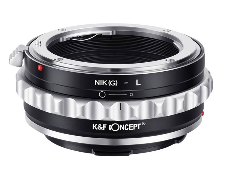 K&F Concept Nikon F (G) objektívekhez - Leica L vázakra-0