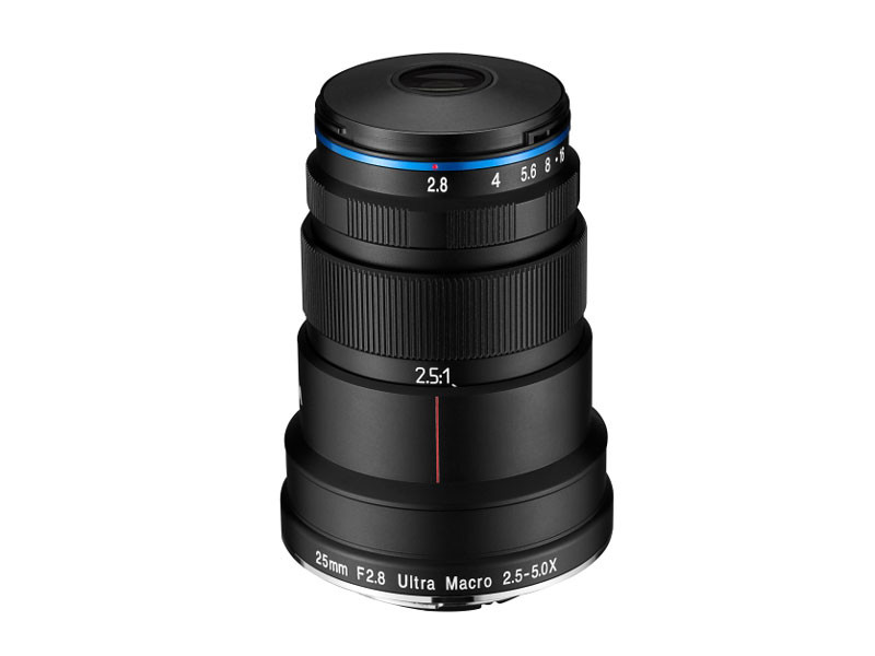 Laowa 25mm f/2.8 2.5-5X Ultra-Macro Canon EF objektív-1