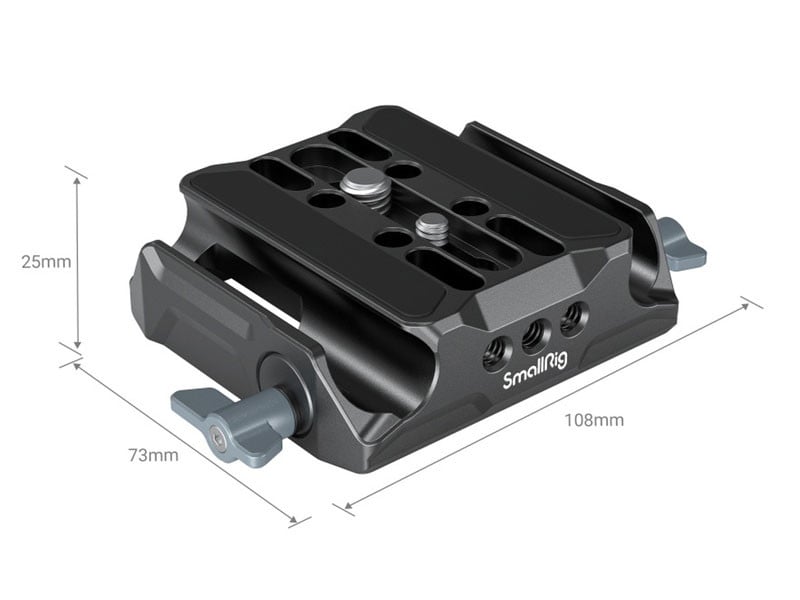 Smallrig 3357 Univerzal LWS Baseplate With Dual 15mm Rod Clamp-1