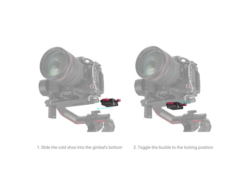 SmallRig Power Supply Mount Plate For DJI RS-2