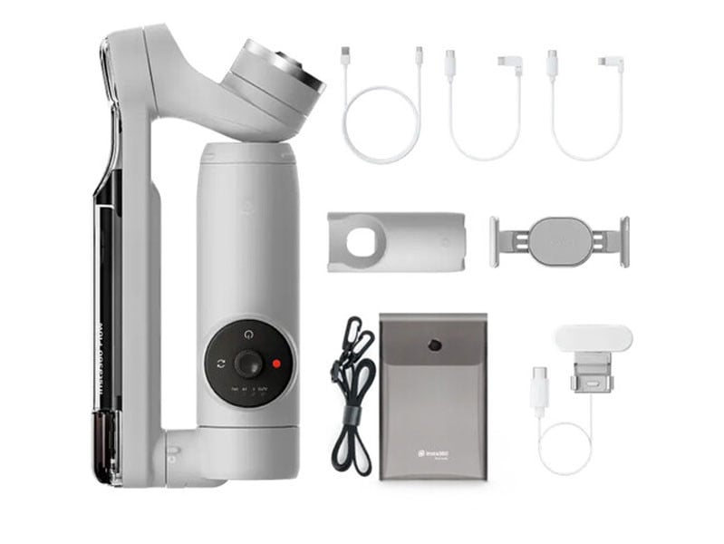 Insta 360 Flow Creator Kit, okostelefon stabilizátor (szürke)-1