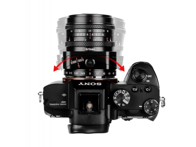 7artisans Tilt-shift 50mm F1.4, Fuji FX (fekete)-1