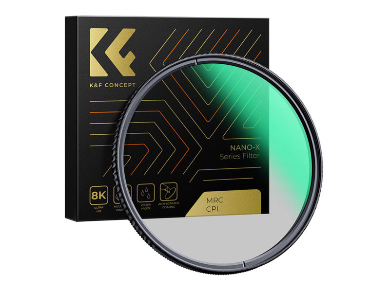 K&F Concept 95mm Nano-X CPL szűrő, (Green Coated)-0