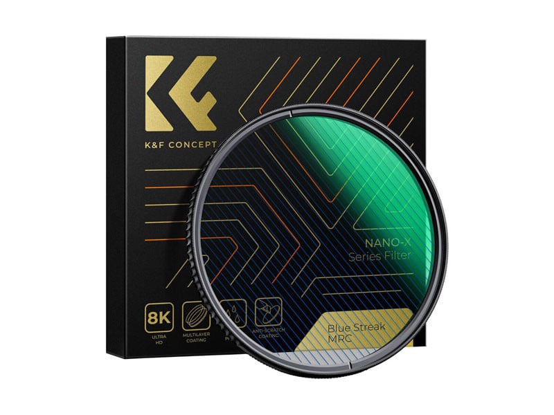 K&F Concept 62mm Blue Streak szűrő (Green Coated)-0