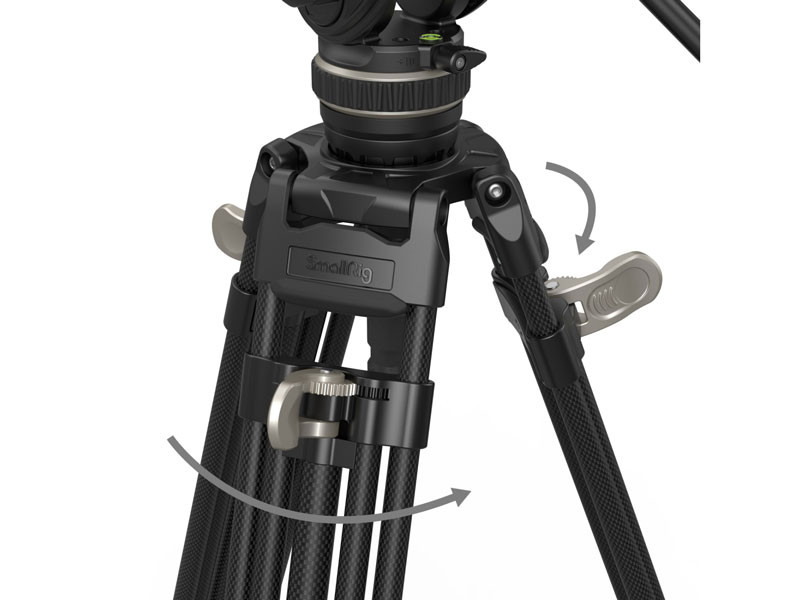 SmallRig FreeBlazer Heavy-Duty Carbon Fiber Tripod Kit 3989-2