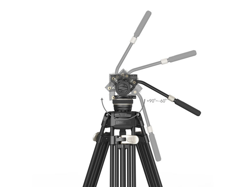 SmallRig FreeBlazer Heavy-Duty Carbon Fiber Tripod Kit 3989-4