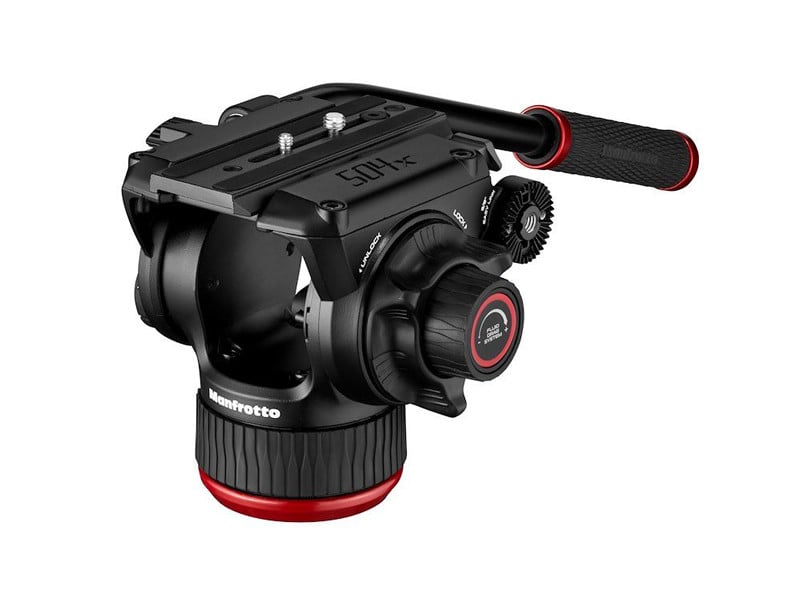 Manfrotto 504X Fluid Videó fej lapos alappal-1