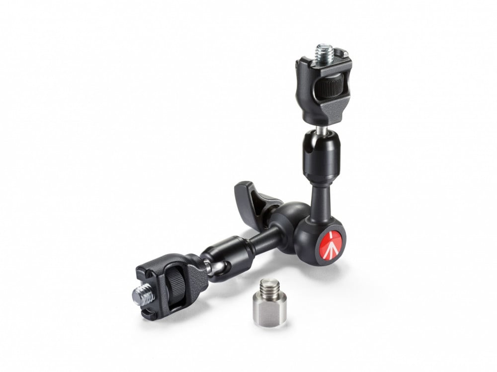 Manfrotto 244MICRO-AR Arm with Anti-rotation attachments and 3/8’’ adapter-0