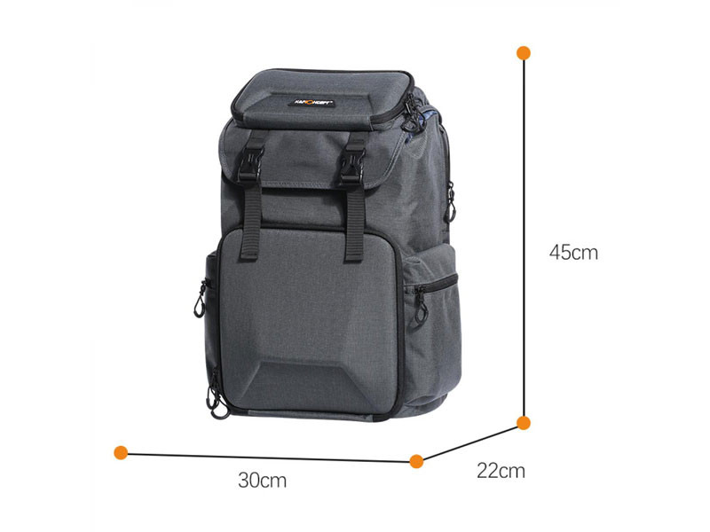 K&F Concept Backpack 25L szürke fotós hátizsák-3