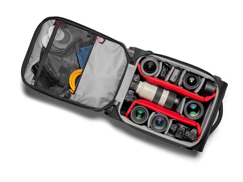 Manfrotto Pro Light Reloader Air-50 gurulós bőrönd, kézipoggyász méretű-2