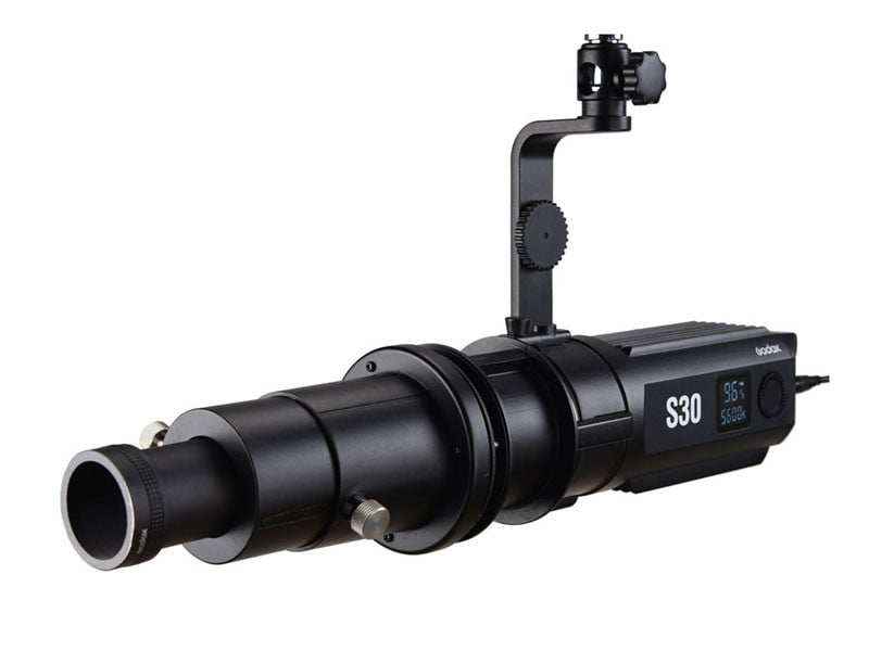 Godox SA-P 85mm Lens with projection attachment S30 Led lámpához-3