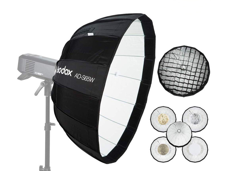 Godox AD-65W Multifunkciós softbox AD400/AD300 Pto vakukhoz (65cm)-0